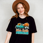 Farm Fresh Pumpkins Truck - Fall Unisex Crewneck T-Shirt Sweatshirt Hoodie