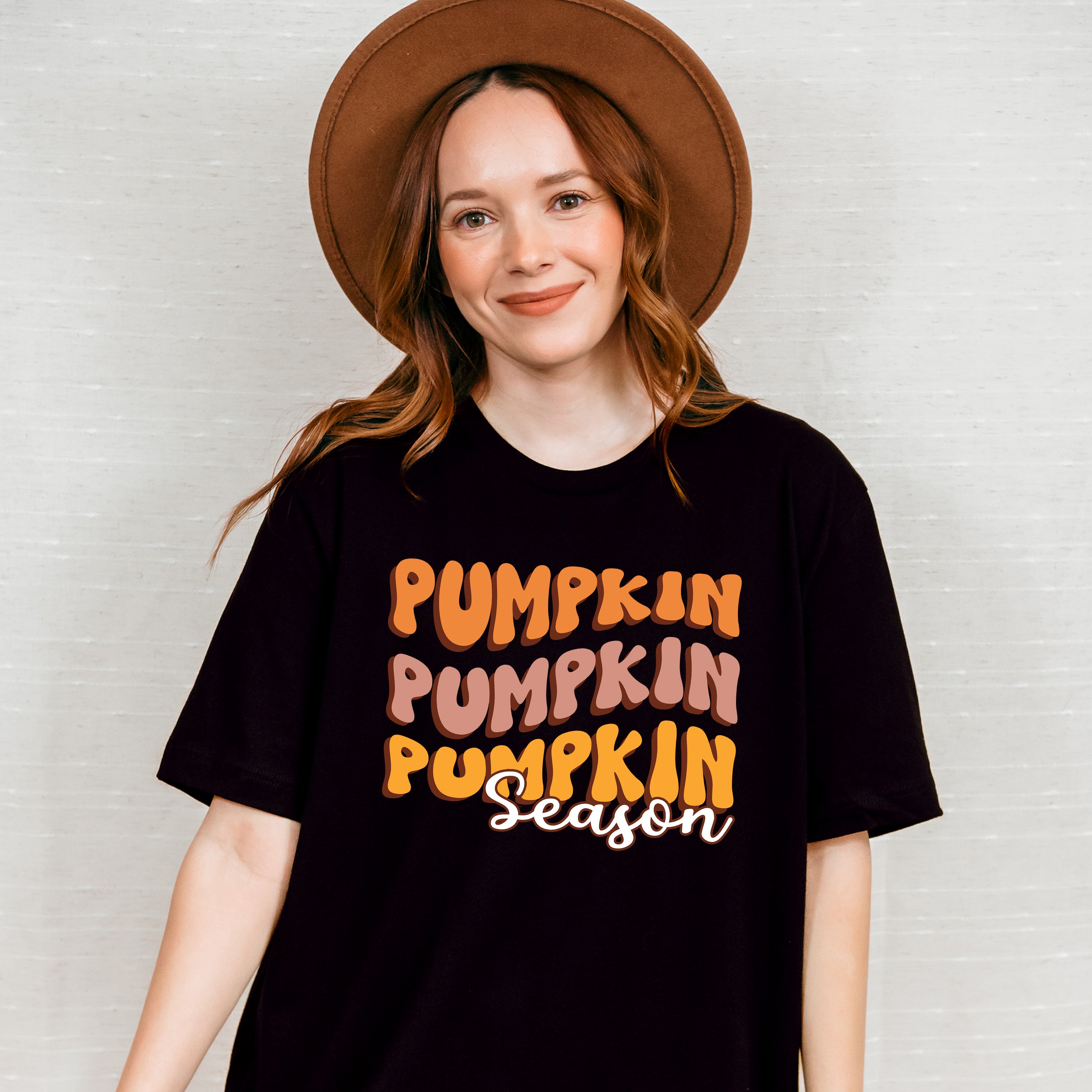 Pumpkin Season Orange Design - Fall Unisex Crewneck T-Shirt Sweatshirt Hoodie