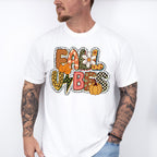 Fall Vibes Dotted Design - Fall Unisex Crewneck T-Shirt Sweatshirt Hoodie