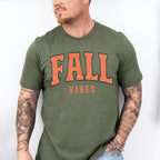 Fall Vibes Orange - Fall Unisex Crewneck T-Shirt Sweatshirt Hoodie