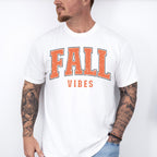 Fall Vibes Orange - Fall Unisex Crewneck T-Shirt Sweatshirt Hoodie