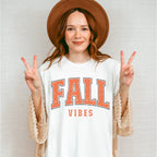 Fall Vibes Orange - Fall Unisex Crewneck T-Shirt Sweatshirt Hoodie