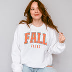Fall Vibes Orange - Fall Unisex Crewneck T-Shirt Sweatshirt Hoodie