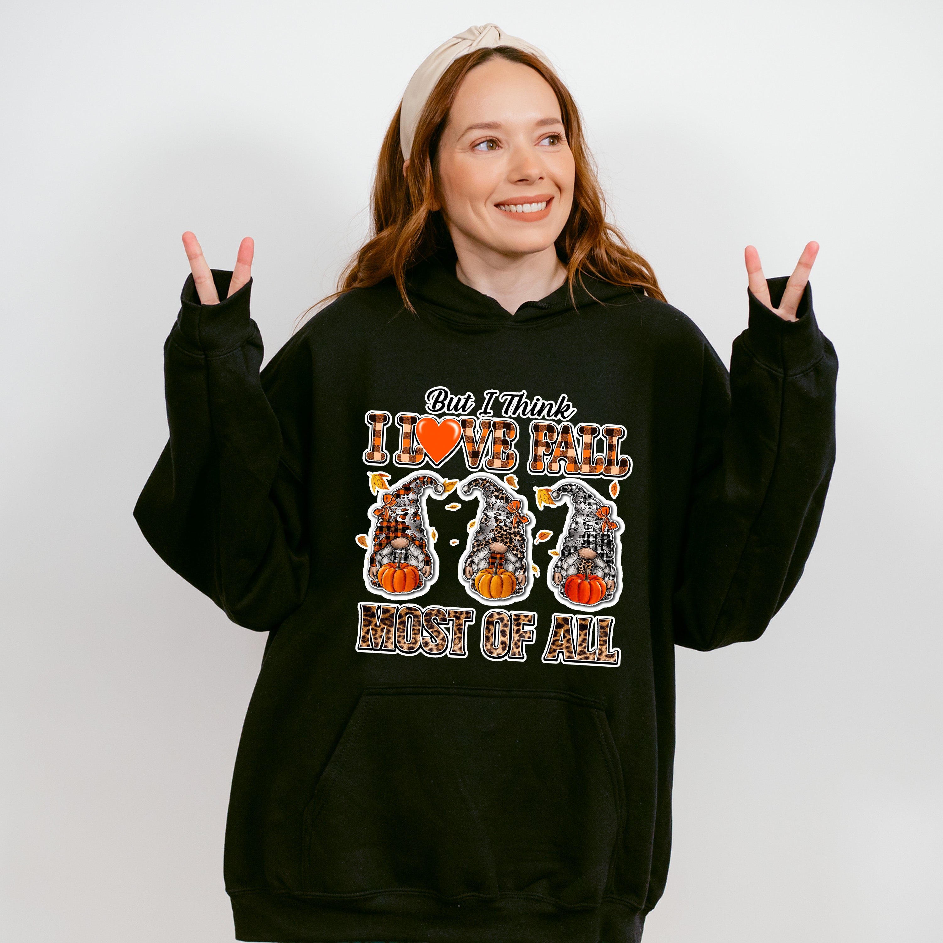 I Love Fall Most Of All - Fall Unisex Crewneck T-Shirt Sweatshirt Hoodie