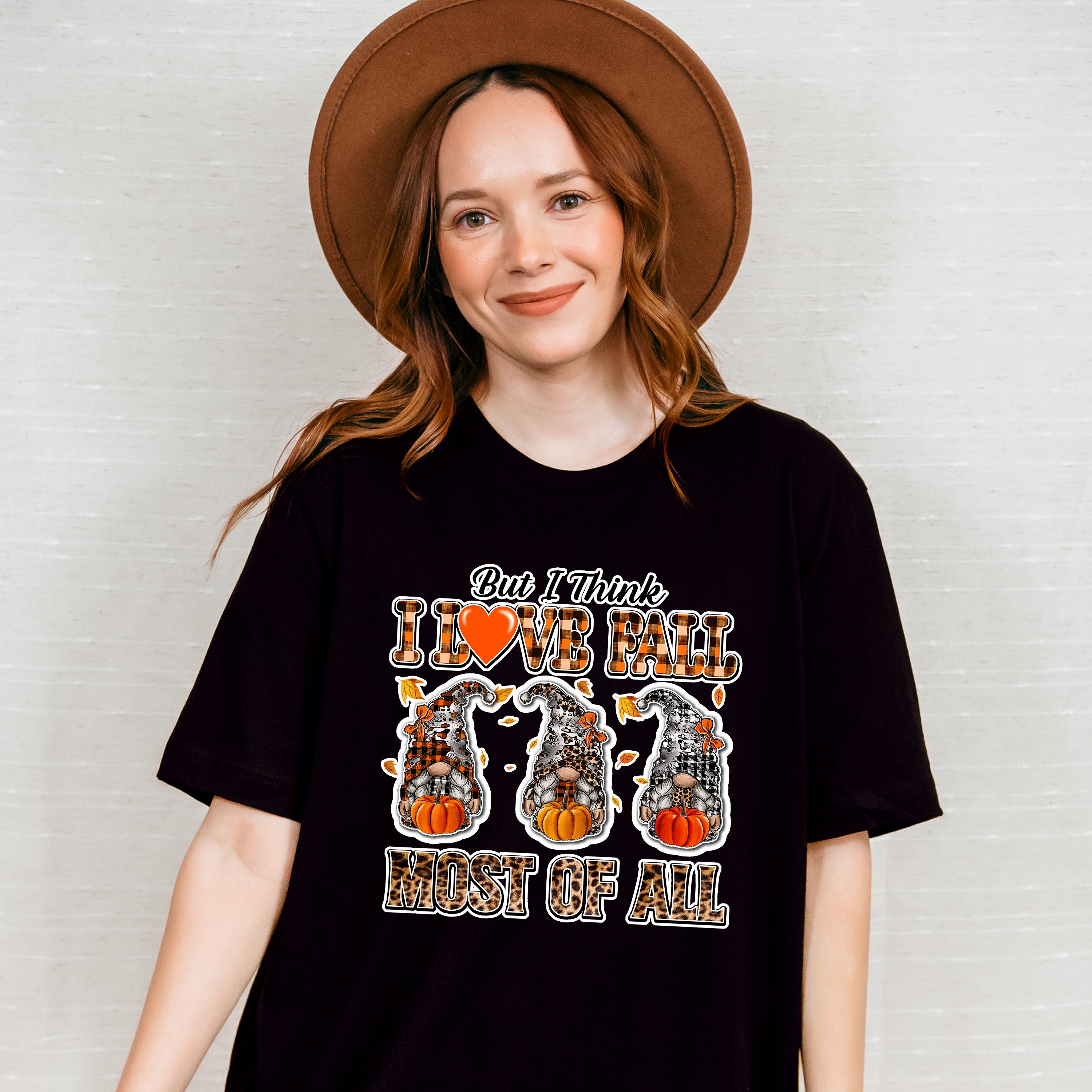 I Love Fall Most Of All - Fall Unisex Crewneck T-Shirt Sweatshirt Hoodie