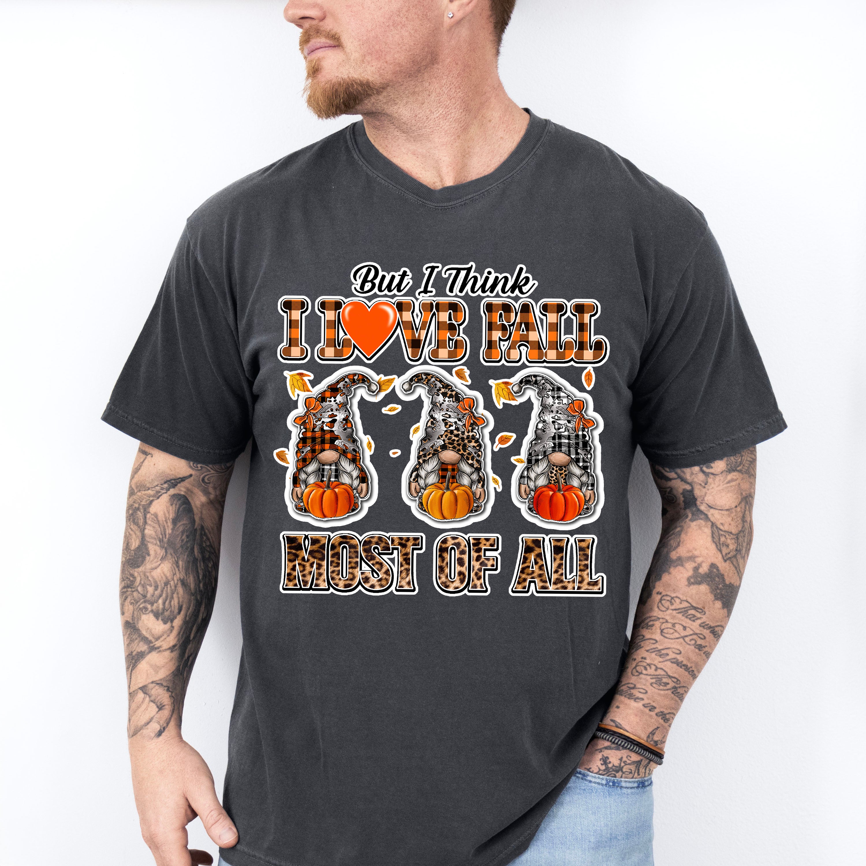 I Love Fall Most Of All - Fall Unisex Crewneck T-Shirt Sweatshirt Hoodie