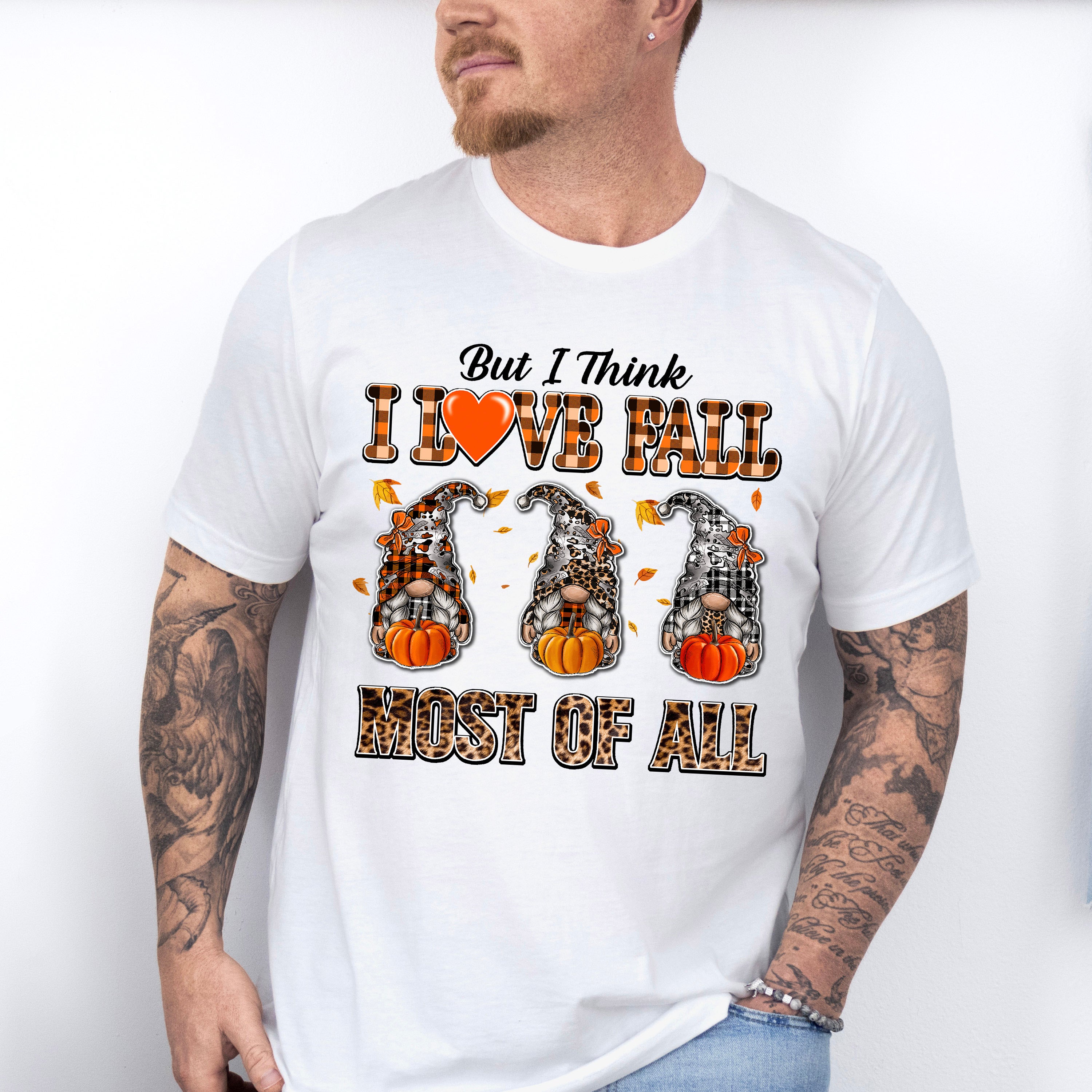 I Love Fall Most Of All - Fall Unisex Crewneck T-Shirt Sweatshirt Hoodie