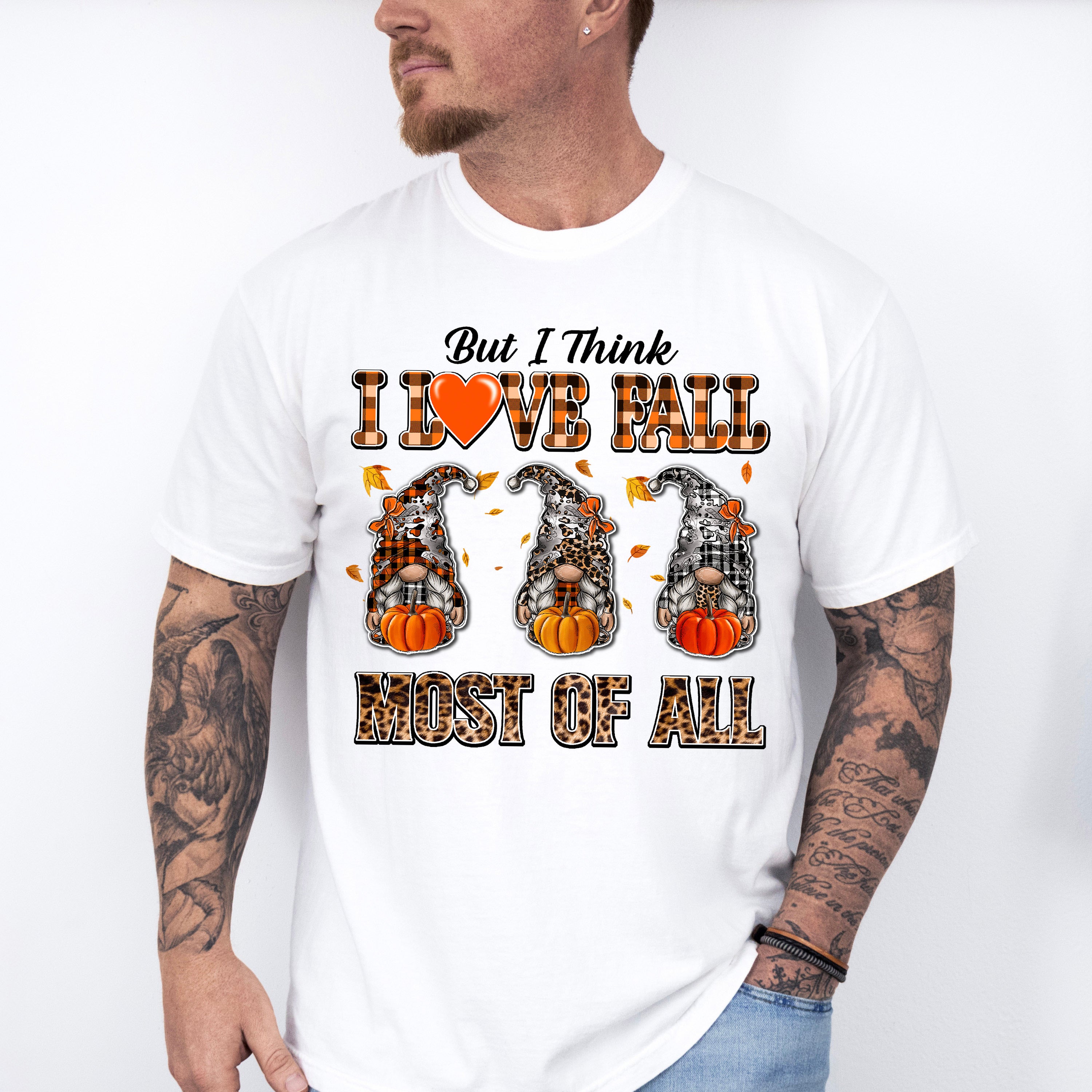 I Love Fall Most Of All - Fall Unisex Crewneck T-Shirt Sweatshirt Hoodie
