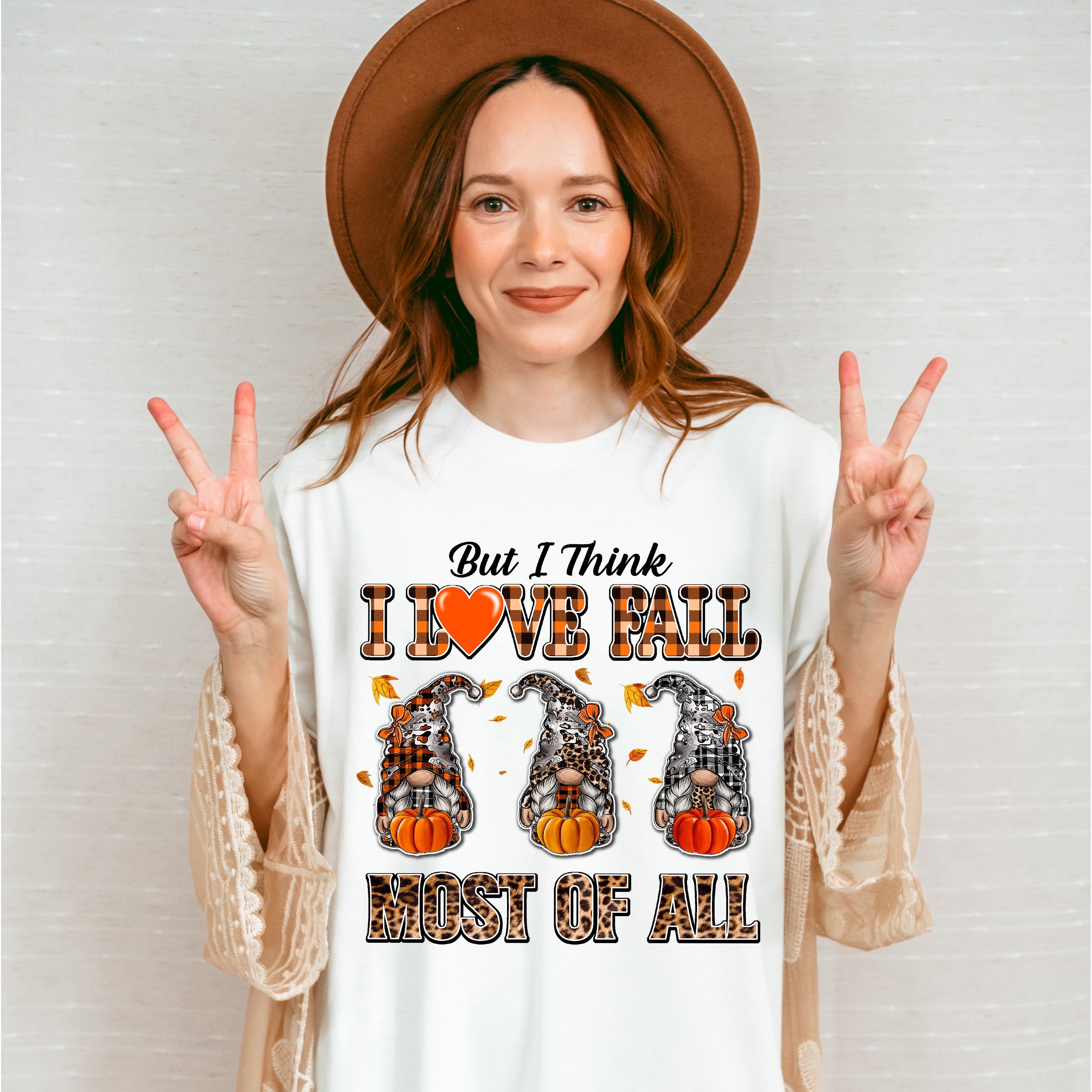 I Love Fall Most Of All - Fall Unisex Crewneck T-Shirt Sweatshirt Hoodie