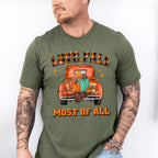 Love Fall Most Of All - Fall Unisex Crewneck T-Shirt Sweatshirt Hoodie