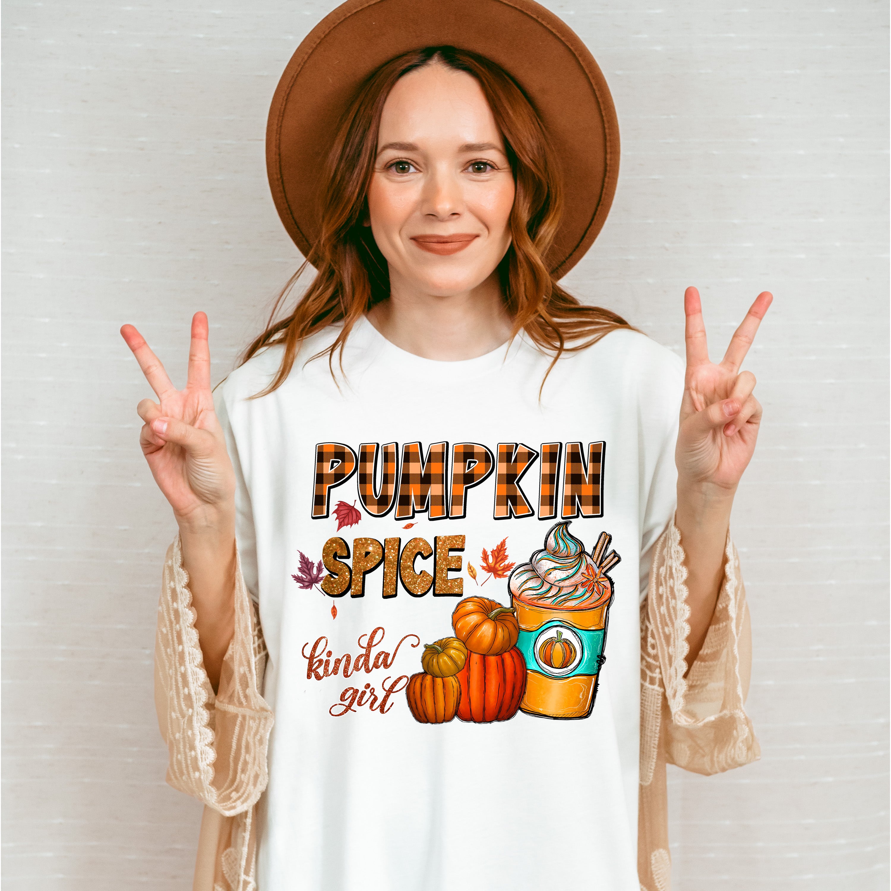 Pumpkin Spice Kinda Girl - Fall Unisex Crewneck T-Shirt Sweatshirt Hoodie