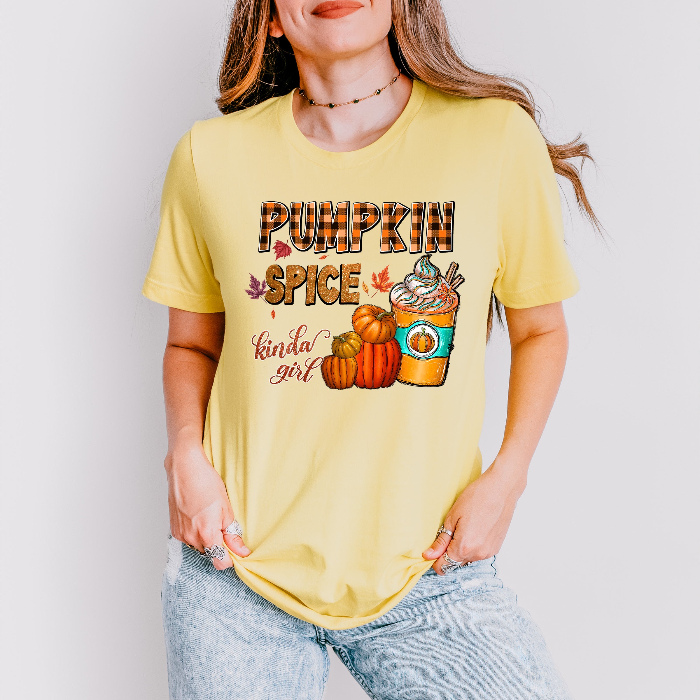 Pumpkin Spice Kinda Girl - Fall Unisex Crewneck T-Shirt Sweatshirt Hoodie