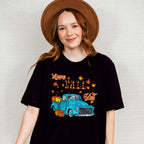 Happy Fall Y'all Truck - Fall Unisex Crewneck T-Shirt Sweatshirt Hoodie