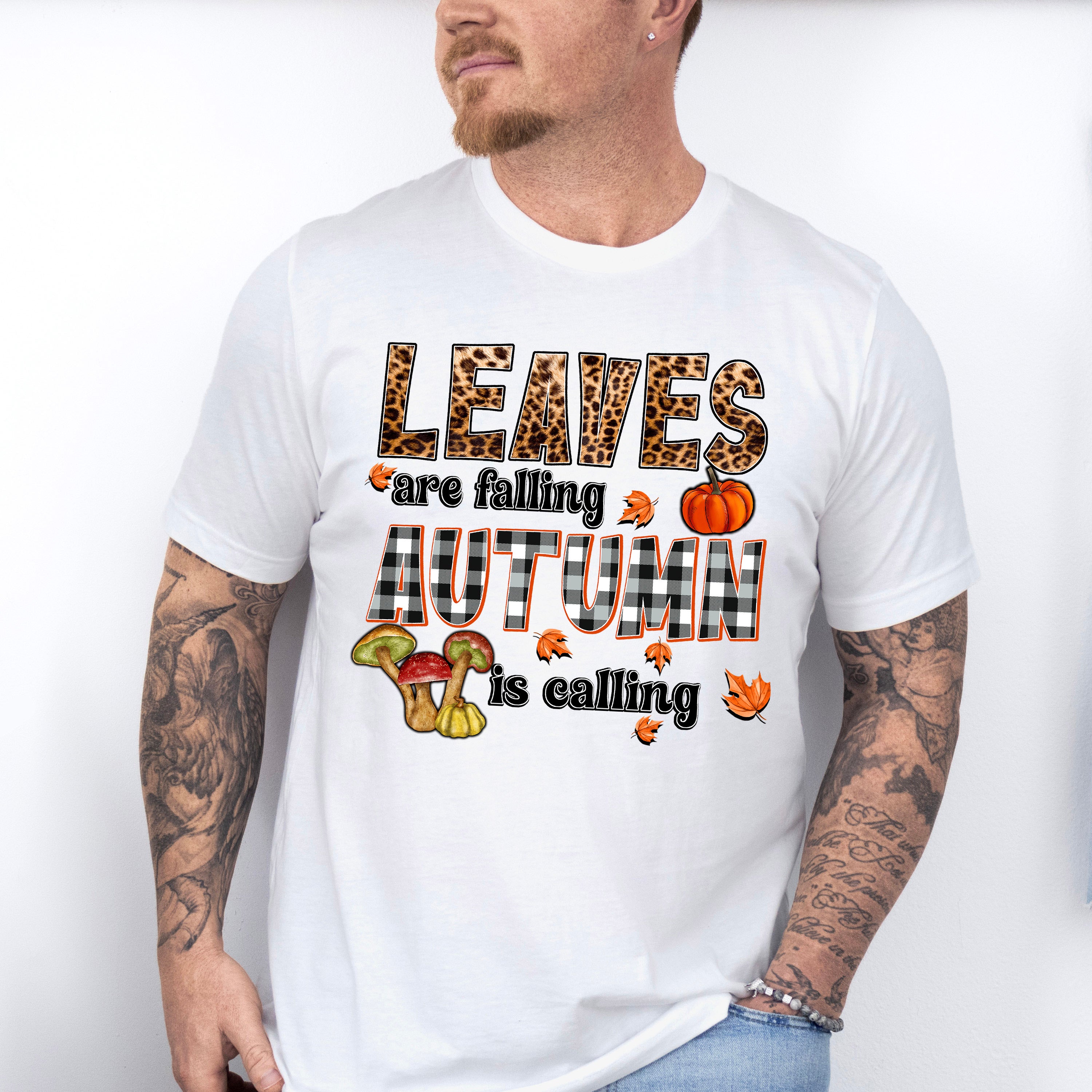 Leaves Are Falling Autumn Is Calling - Fall Unisex Crewneck T-Shirt Sweatshirt Hoodie