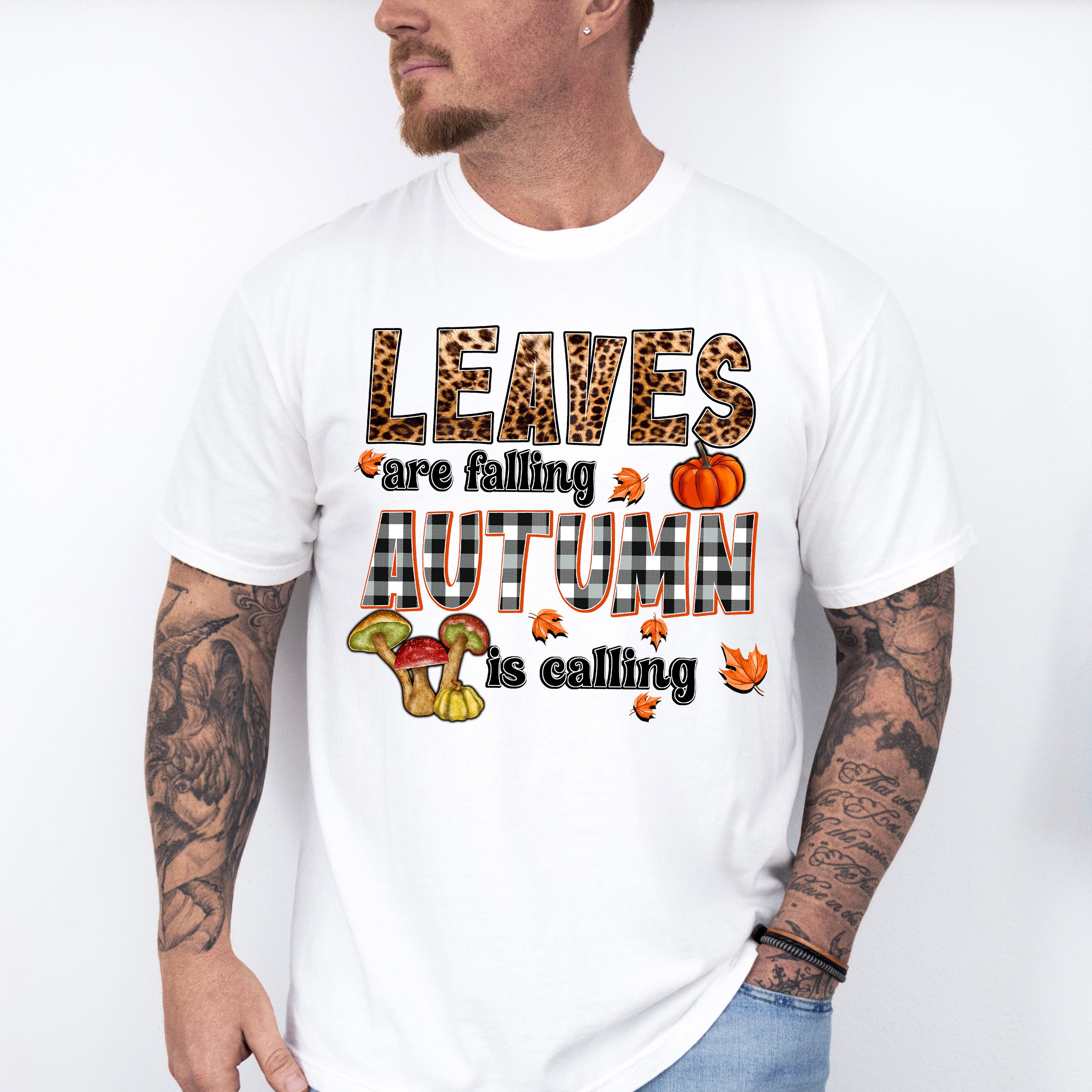 Leaves Are Falling Autumn Is Calling - Fall Unisex Crewneck T-Shirt Sweatshirt Hoodie