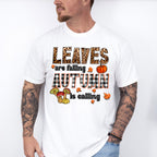 Leaves Are Falling Autumn Is Calling - Fall Unisex Crewneck T-Shirt Sweatshirt Hoodie