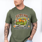 Autumn Harvest Blessing Green Truck - Fall Unisex Crewneck T-Shirt Sweatshirt Hoodie