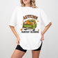 Autumn Harvest Blessing Green Truck - Fall Unisex Crewneck T-Shirt Sweatshirt Hoodie