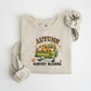 Autumn Harvest Blessing Green Truck - Fall Unisex Crewneck T-Shirt Sweatshirt Hoodie