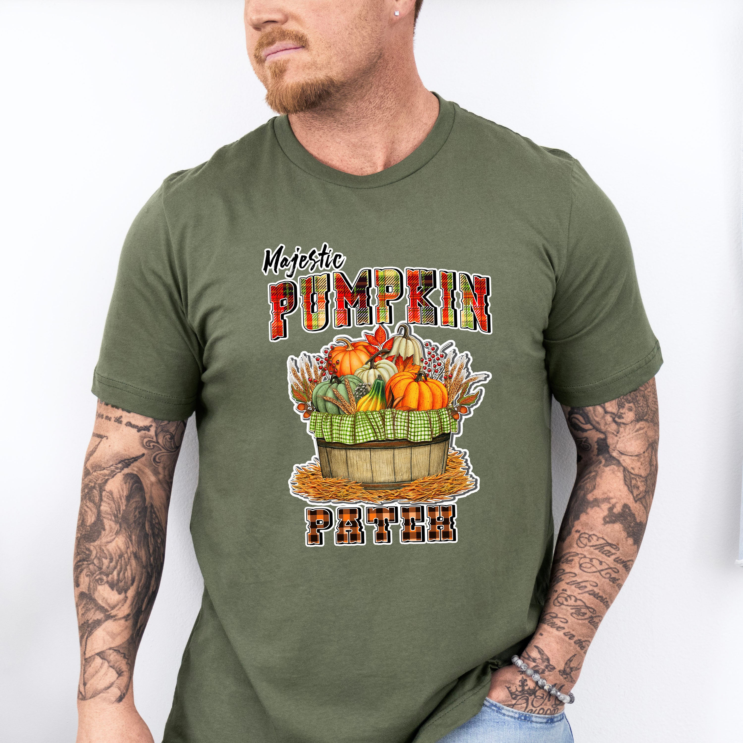 Majestic Pumpkin Pateh - Fall Unisex Crewneck T-Shirt Sweatshirt Hoodie