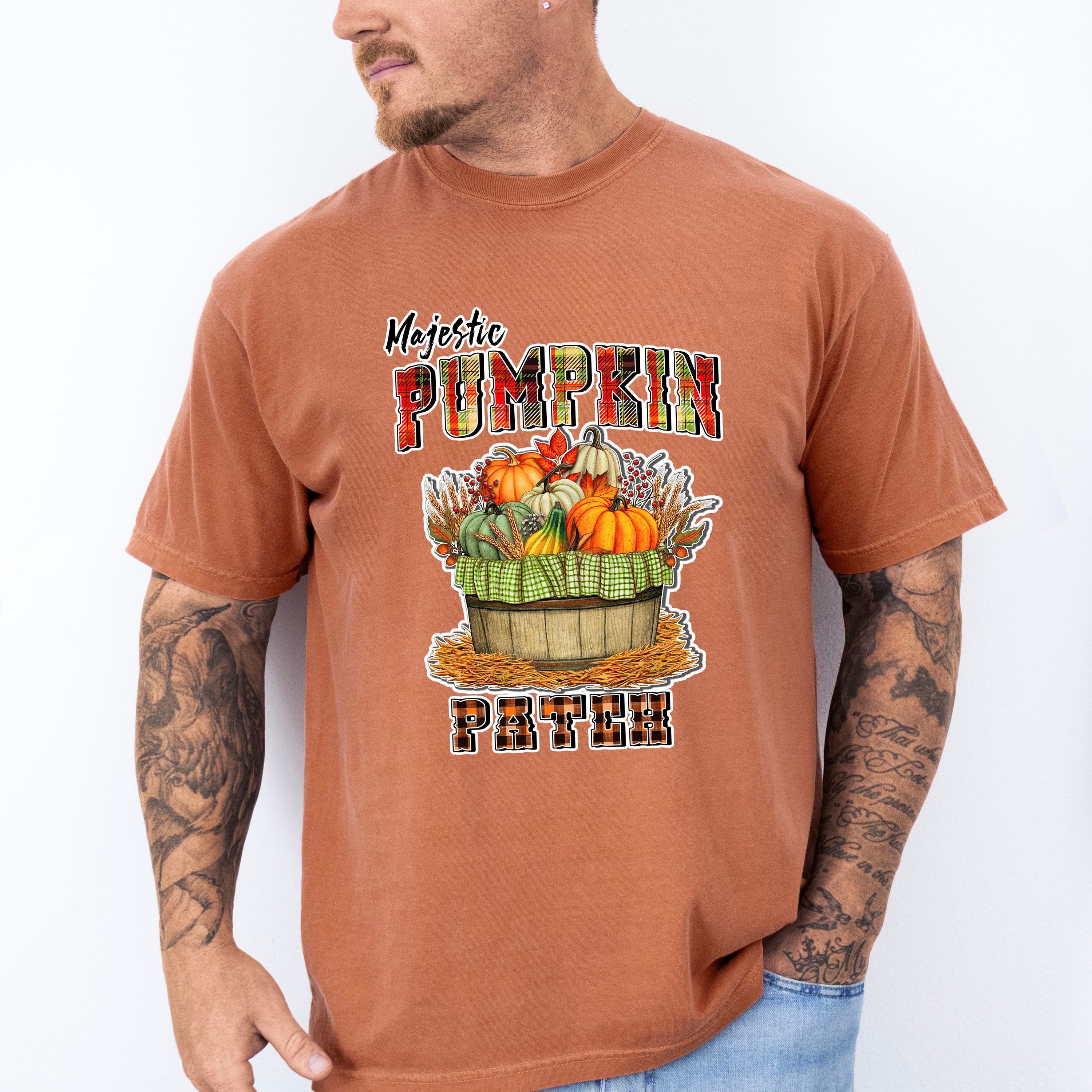 Majestic Pumpkin Pateh - Fall Unisex Crewneck T-Shirt Sweatshirt Hoodie