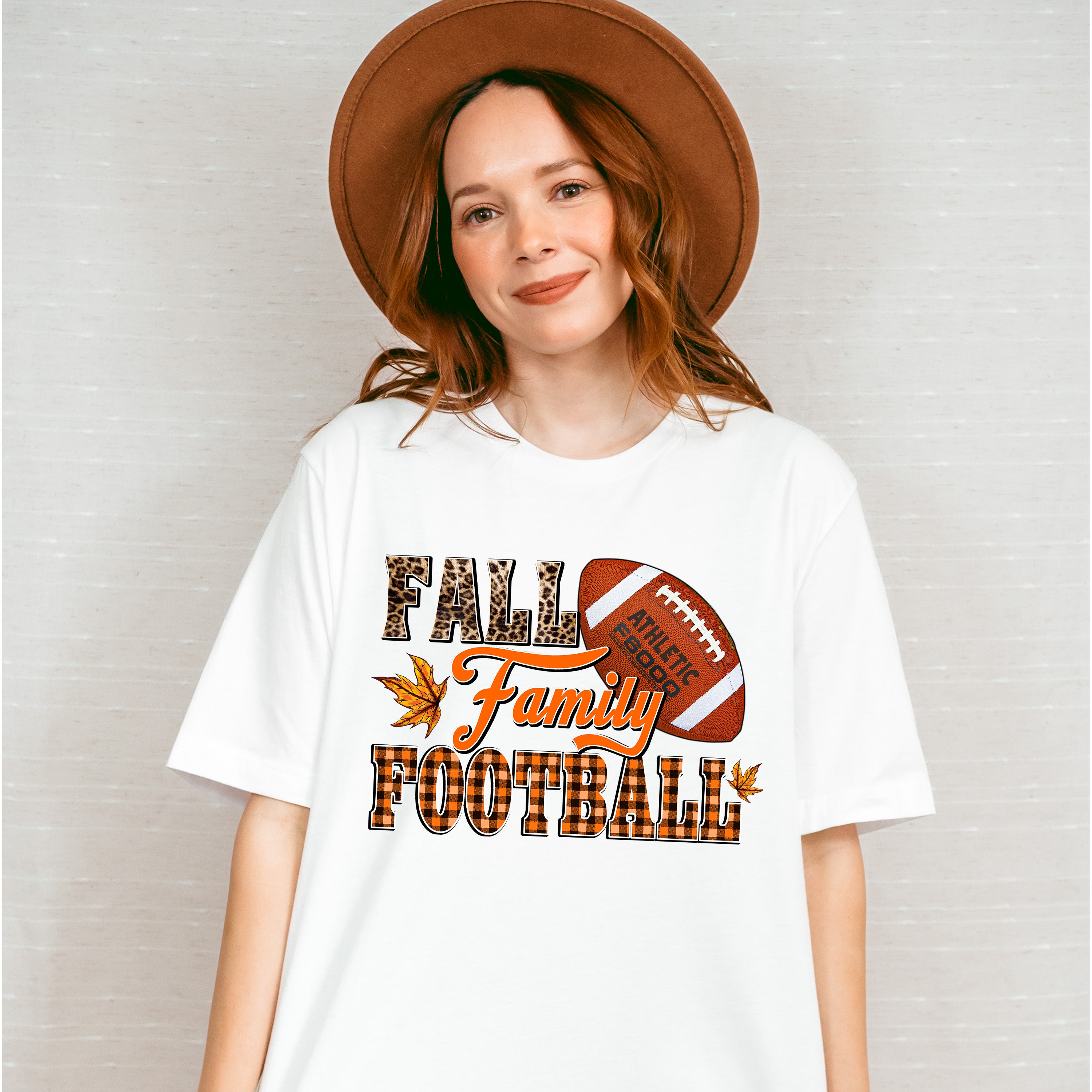 Fall Family Football Design - Fall Unisex Crewneck T-Shirt Sweatshirt Hoodie