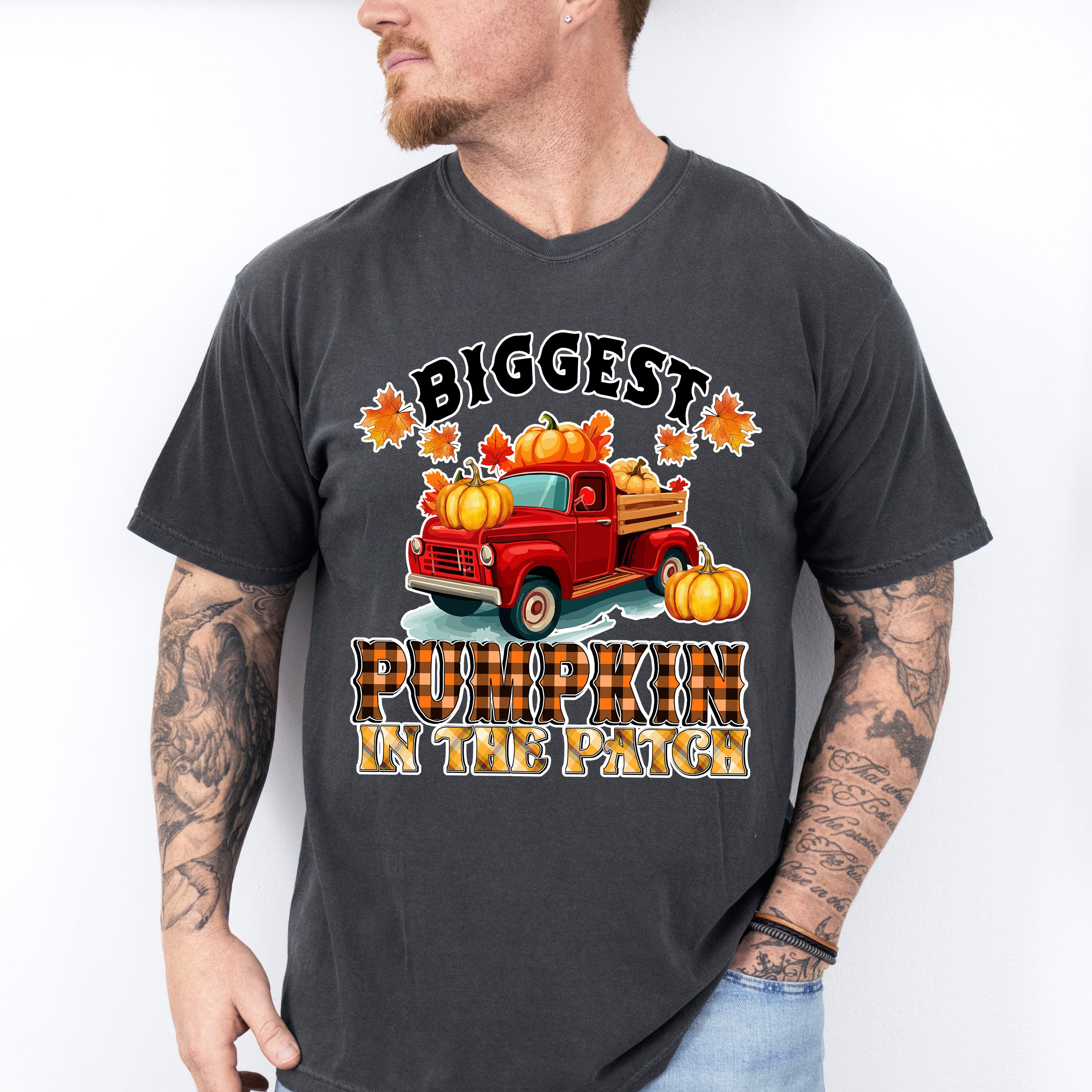 Biggest Pumpkin In The Patch - Fall Unisex Crewneck T-Shirt Sweatshirt Hoodie