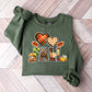 Fall Hearts Pine Cones - Fall Unisex Crewneck T-Shirt Sweatshirt Hoodie