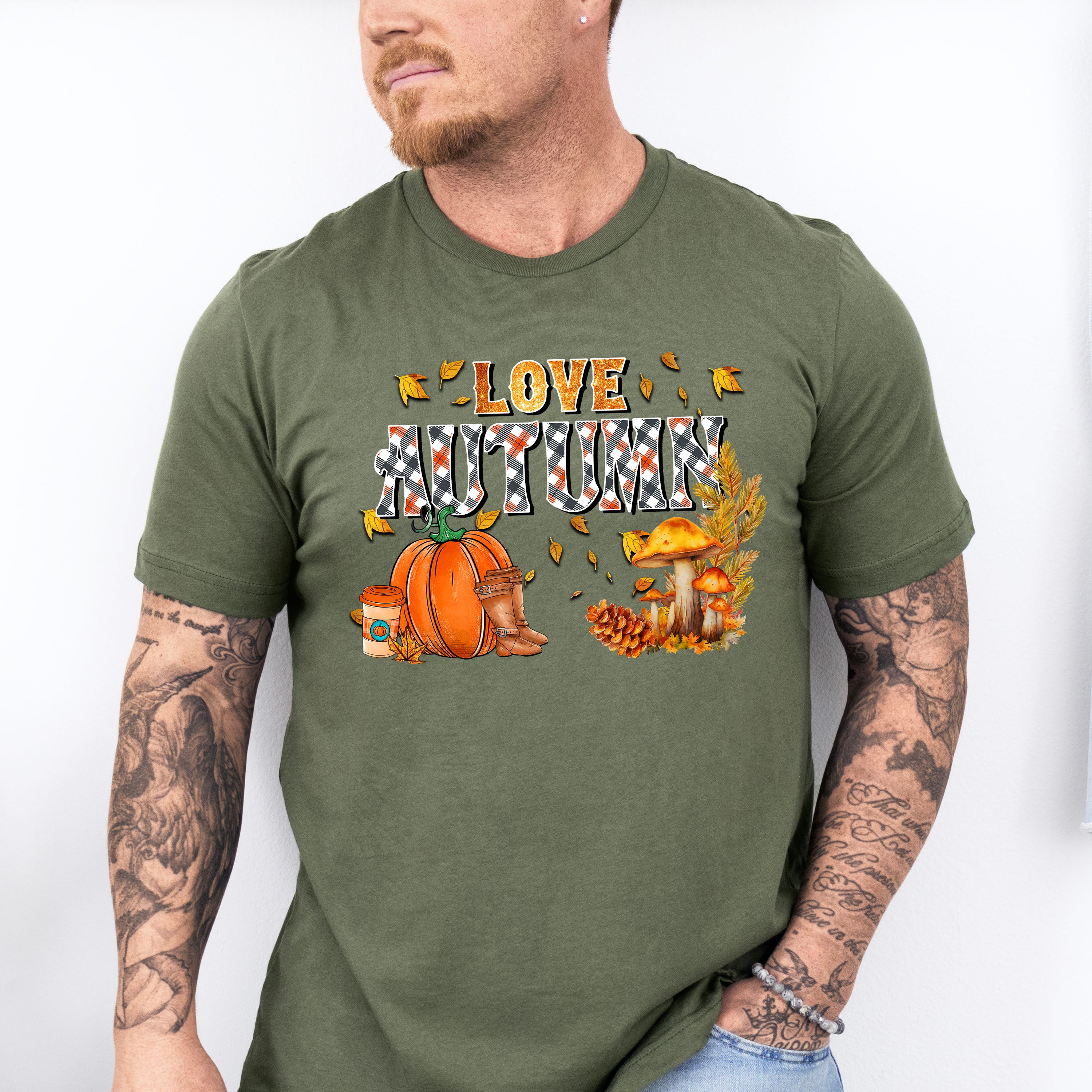 Love Autumn Boots - Fall Unisex Crewneck T-Shirt Sweatshirt Hoodie