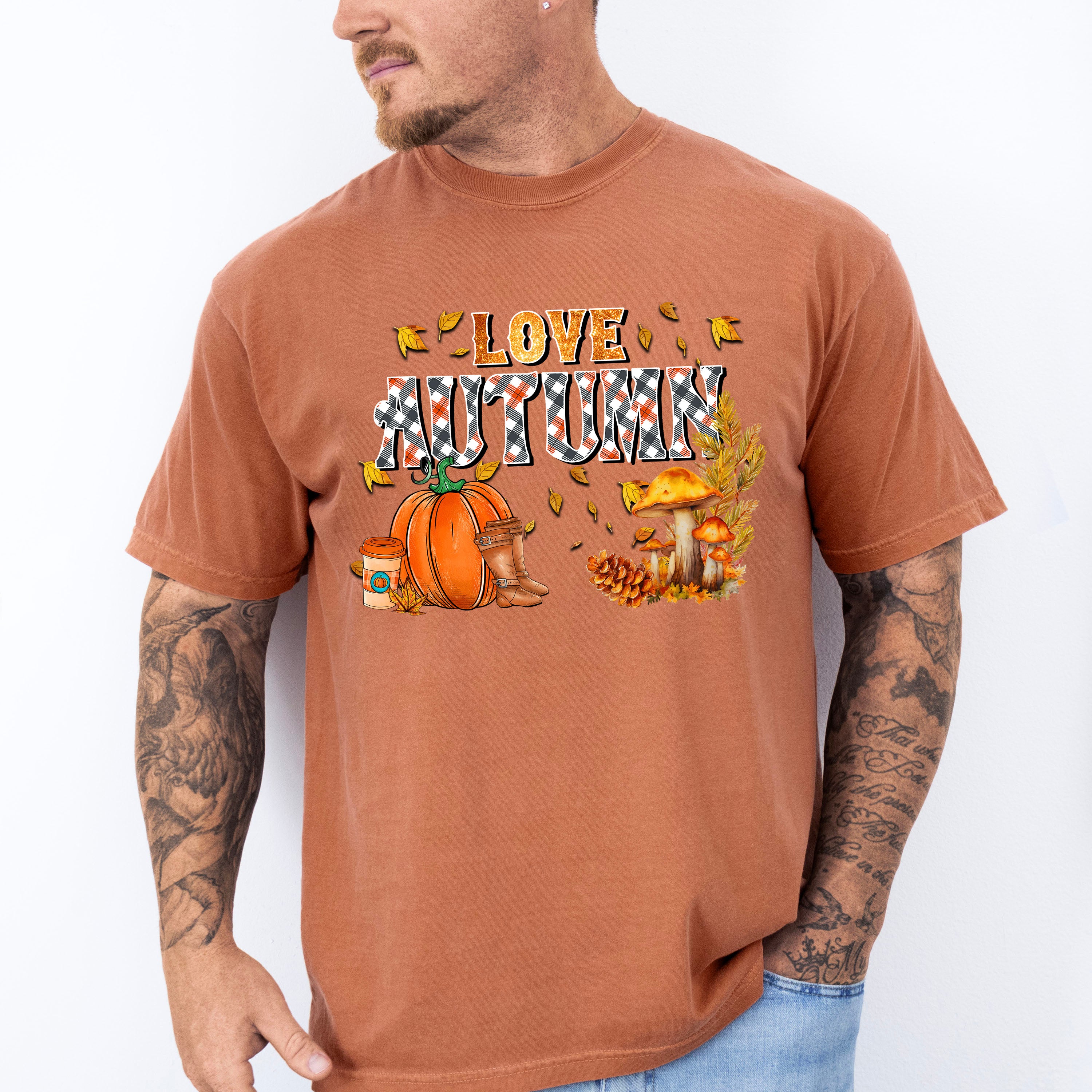 Love Autumn Boots - Fall Unisex Crewneck T-Shirt Sweatshirt Hoodie