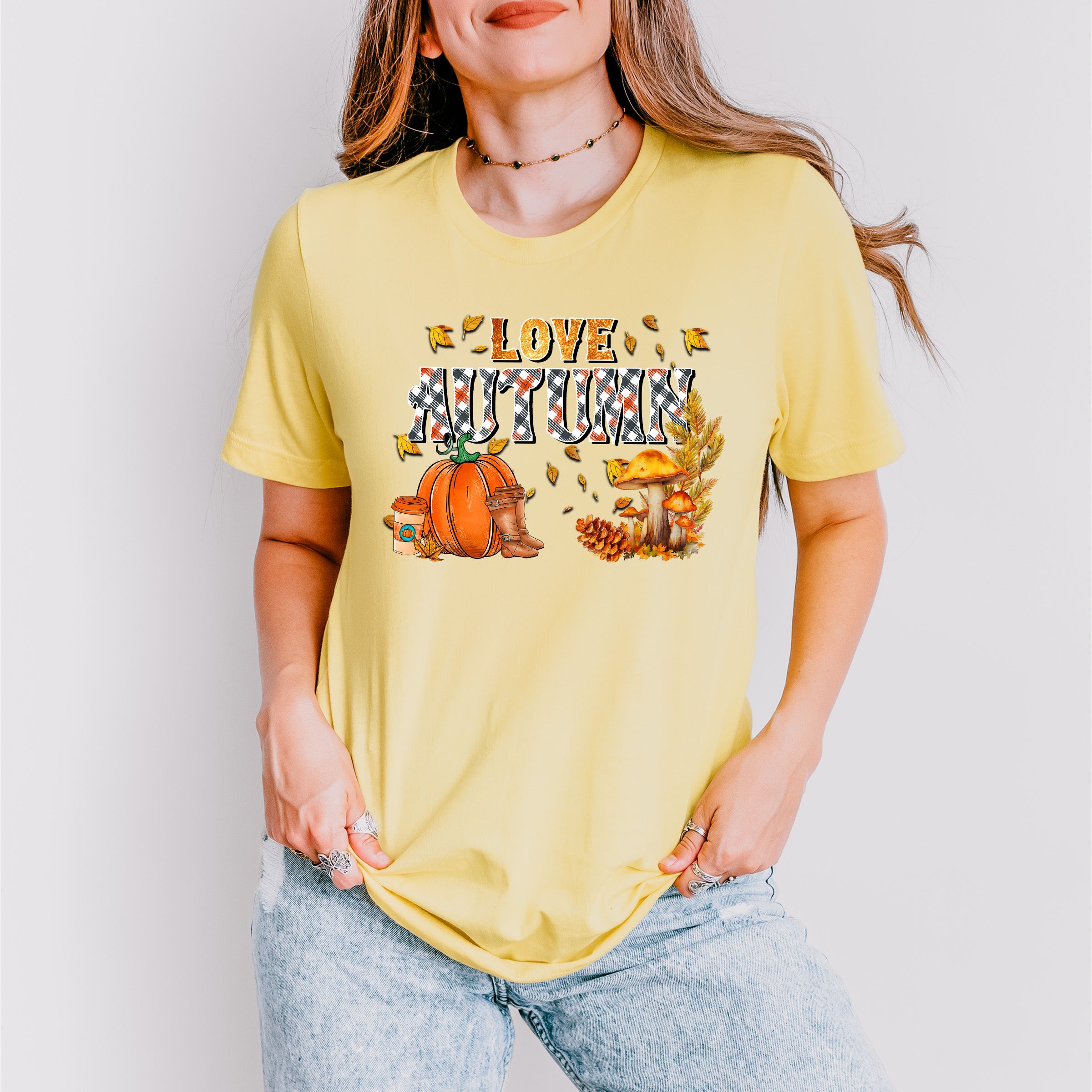 Love Autumn Boots - Fall Unisex Crewneck T-Shirt Sweatshirt Hoodie