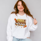 Fall Vibes Orange Leaves - Fall Unisex Crewneck T-Shirt Sweatshirt Hoodie