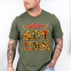 Hello Autumn Pine Cone - Fall Unisex Crewneck T-Shirt Sweatshirt Hoodie