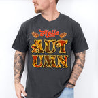 Hello Autumn Pine Cone - Fall Unisex Crewneck T-Shirt Sweatshirt Hoodie