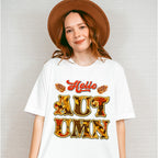 Hello Autumn Pine Cone - Fall Unisex Crewneck T-Shirt Sweatshirt Hoodie