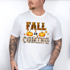 Fall Is Coming Tartan Design - Fall Unisex Crewneck T-Shirt Sweatshirt Hoodie