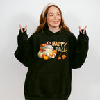 Happy Fall Lantern Design - Fall Unisex Crewneck T-Shirt Sweatshirt Hoodie