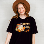 Happy Fall Lantern Design - Fall Unisex Crewneck T-Shirt Sweatshirt Hoodie
