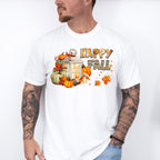 Happy Fall Lantern Design - Fall Unisex Crewneck T-Shirt Sweatshirt Hoodie