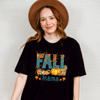 Fall Mama Blue Design - Fall Unisex Crewneck T-Shirt Sweatshirt Hoodie