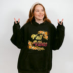 Fall Vibes Orange Flowers - Fall Unisex Crewneck T-Shirt Sweatshirt Hoodie