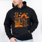 Love Turkey Orange Design - Thanksgiving Unisex Crewneck T-Shirt Sweatshirt Hoodie