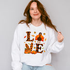 Love Turkey Orange Design - Thanksgiving Unisex Crewneck T-Shirt Sweatshirt Hoodie