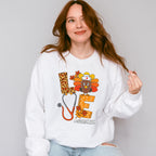 Love Turkey Nurse Life - Thanksgiving Unisex Crewneck T-Shirt Sweatshirt Hoodie