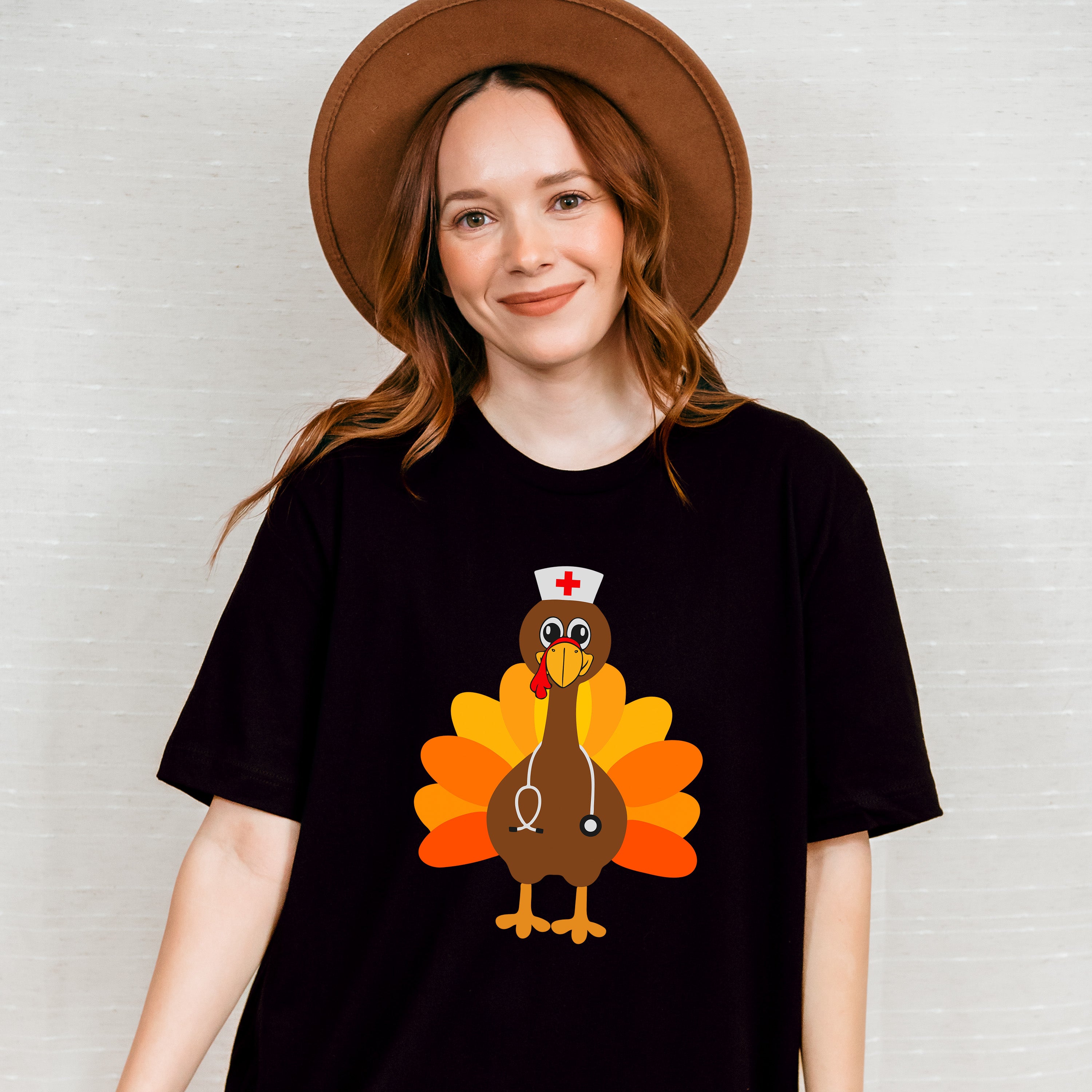 Nurse Turkey - Thanksgiving Unisex Crewneck T-Shirt Sweatshirt Hoodie