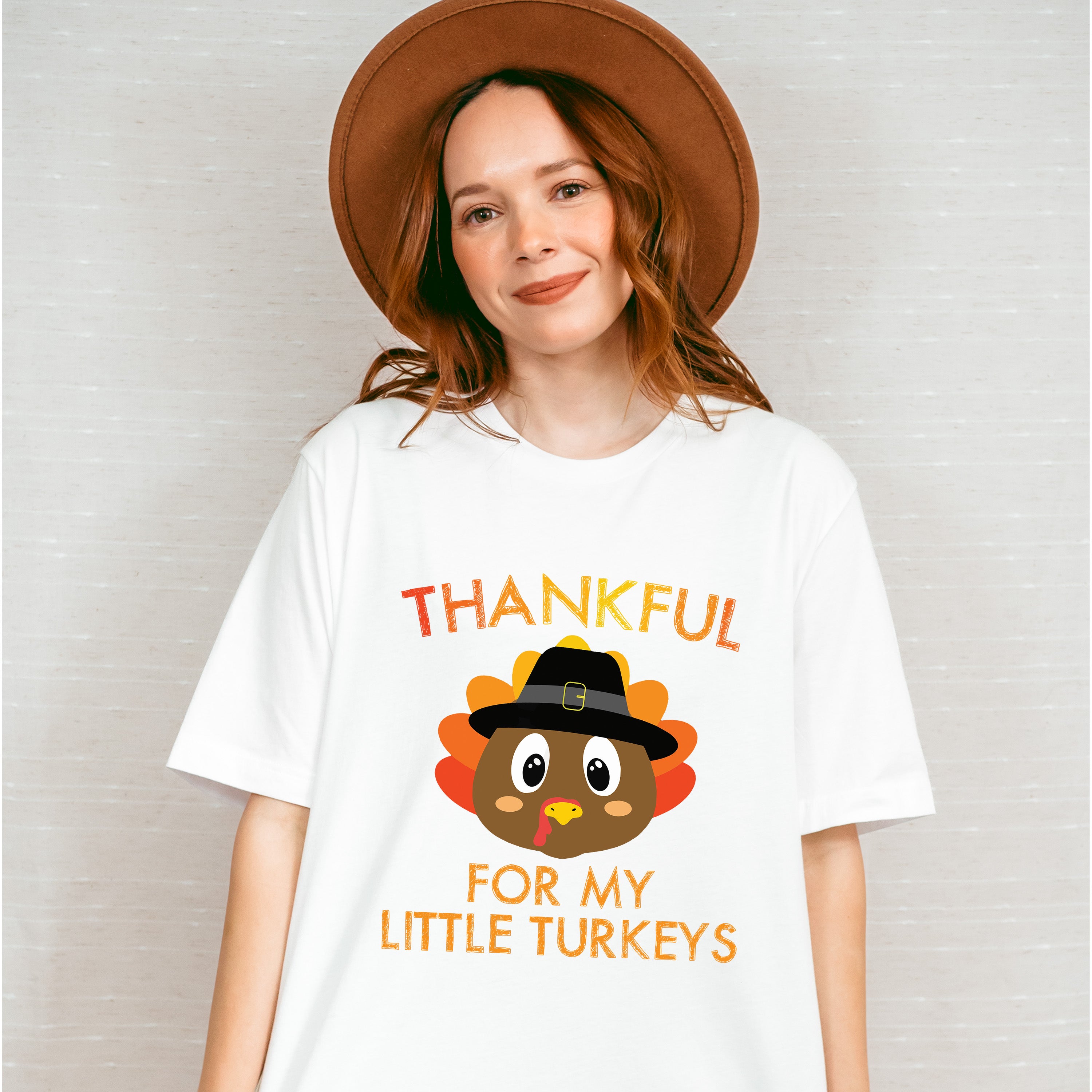 Thankful For My Turkeys - Thanksgiving Unisex Crewneck T-Shirt Sweatshirt Hoodie