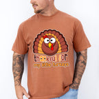 Thankful For My Turkeys Red Ribbon - Thanksgiving Unisex Crewneck T-Shirt Sweatshirt Hoodie
