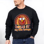 Thankful For My Turkeys Red Ribbon - Thanksgiving Unisex Crewneck T-Shirt Sweatshirt Hoodie