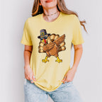 Turkey Dabbing - Thanksgiving Unisex Crewneck T-Shirt Sweatshirt Hoodie
