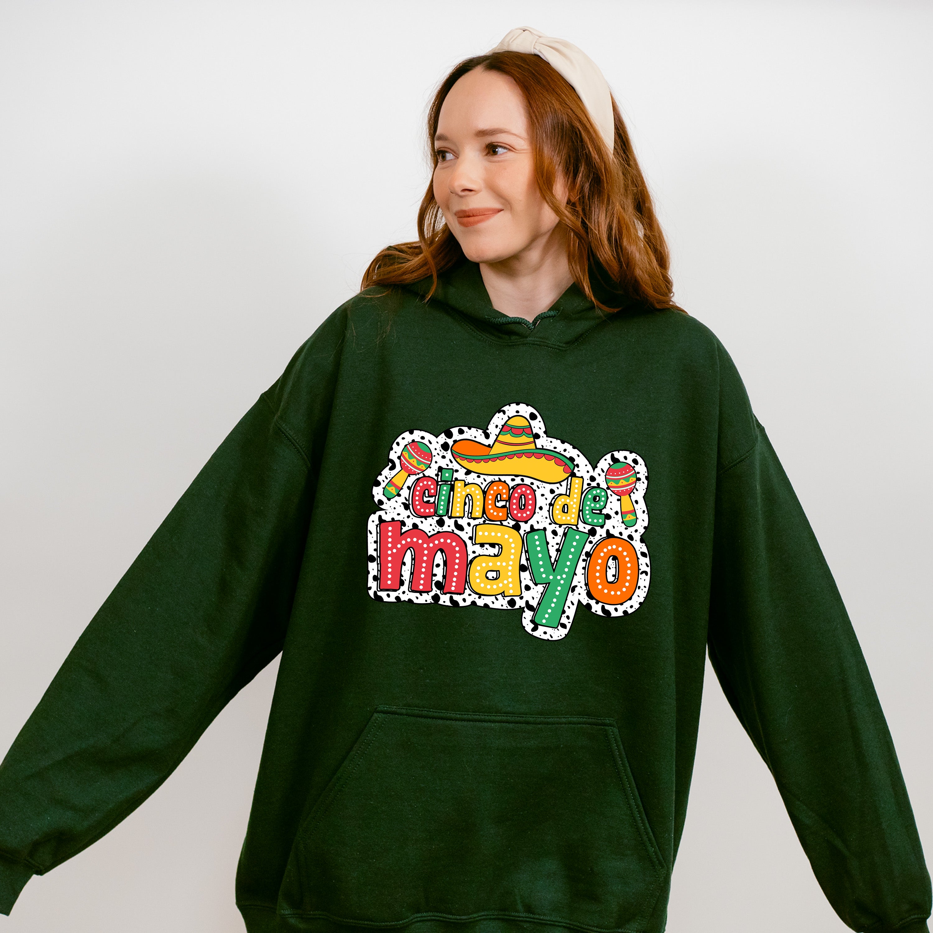 Cinco De Mayo Dalmatian Design - Cinco De Mayo Unisex Crewneck T-Shirt Sweatshirt Hoodie